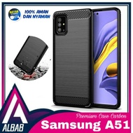 Samsung Galaxy A51 Premium Quality Carbon Shockproof Hybrid Case Samsung A51