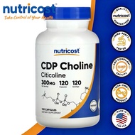 CDP Choline, Citicoline, 300 mg, 120 Capsules