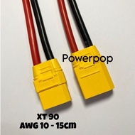 XT90 Male Female Cable Connector AWG10 length 15cm XT90 Connector Cable/ with cable