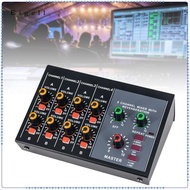 [Eigell] 8 Channel Mixer Compact Stereo Equalizer for Karaoke Music Application Microphones