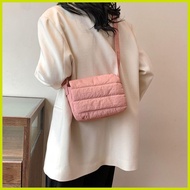 ▝ ╭ ◑ ❈ DAPHNE Messenger Bags, Large Capacity Down Cotton Padded Shoulder Bags, Fashion Lightweight