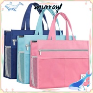 MURRAY1 Handheld Book Bag, A3 Thickened  Painting Storage Bag, Multifunctional Zipper Large Capacity