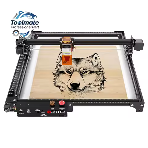 24V Laser Engraver 2 Pro-S2-LF Engraving Machine 5500mW Output Power Laser Cutter for Metal and Wood