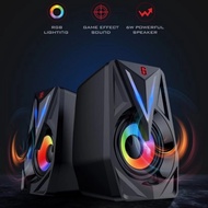 speaker Gamen Speaker gaming Rgb Lighting Effect mirip z120 Logitech .