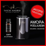 [Aroma [Xmas Nebulizer]Waterless Wireless Gift] Nebulizer Ultrasonic Aroma Diffuser Usb-Rechargeable