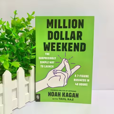 Million dollar weekend paperback English book teaches you how to start a 7-digit business guide, ent