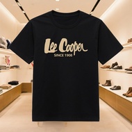 Men Women Same Style Ready Stock Loose Lee Cooper Pure Cotton Classic Letter Printed Breathable Shor