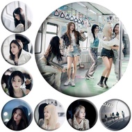 KPOP ITZY《BET ON ME》Metal Pin or Keychain 58mm | Pilihan Brooch Pin atau Keyring