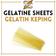 GELATIN KEPING BOVINE LEMBU | GELATINE SHEETS BOVINE | 吉利丁片