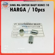 Boss m6 Bolt 10 Original height 12mm PRICE / 10pcs $ Motorcycle 01 H1