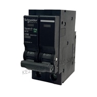 Schneider เมนเซอร์กิตเบรคเกอร์ 2P 32A 40A 50A 63A 10kA เมนเซอร์กิต เมนเบรคเกอร์ Circuit Breaker สแคว