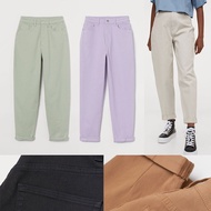 H&m Mom Loose Twill Trousers Women's Jeans