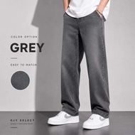 【KJY SELECT】 Jeans Men Seluar Jeans Lelaki Seluar Panjang Jeans Lelaki Men Jeans Grey Jeans
