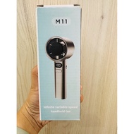 kipas (199 speed) M11 Handheld Fan Portable Bladeless Mini Fan rechargeable 199 Level Adjustment Wit