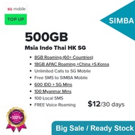 TPG Simba $12 Top-up or Renew plan
