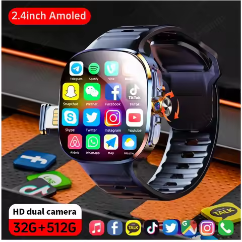 M99 Smartwatch 2.4inch Larger Amoled Screen 12 Panel Menu Smart Watch With 190° Rotating Camera 2100