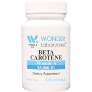 Vitamin a 25,000 IU as Beta Carotene - 100 Softgels