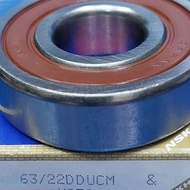 63/22 63 / 22 Double rubber sealed ball bearing