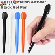 MARIER Rotation Answer Gel Pen, Creative Stationery Writing Tools Black Ink Gel Pen, Decompression R