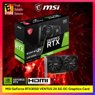 MSI GeForce RTX3050 VENTUS 2X 6G OC (NVIDIA GeForce RTX3050/6GB GDDR6/DP/HDMI) Graphics Card