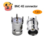 [Ready Stock Supply] 1pc BNC-KE Mini Four-Ped BNC Female Socket bnc-pcb 180 Degree Vertical Copper 4