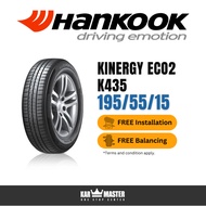 195/55/15 Hankook KinergyEco2 K435 (With Installation)