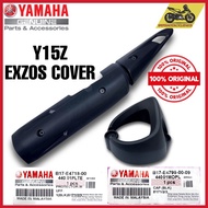 Y15ZR Y15Z V1 V2 YSUKU HITAM MUFFLER EXHAUST COVER EKZOS MUFFLER END CAP B17-E4718 2PV-E4799 YAMAHA