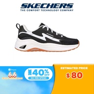 Skechers Women Good Year Sport D'Lites Wave Shoes - 149389-BKW