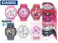 Casio BaByg นาฬิกาข้อมือเด็ก เบบี้จี นาฬิกาเด็กผู้หญิง ระบบเข็ม นาฬิกาข้อมือเด็กโต สีแดงสีดำ นาฬิกาเบบี้จีเด็กผู้หญิง RC411