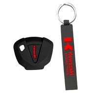 Kawasaki Z250 Z400 Z650 Z800 Z900 Z1000 ZX-4R Soft Silicone Holder Keychain Fob Key Case Caps 10R 25