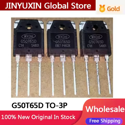 5-20Pieces G50T65D TO-3P 650V 50A 50N60 Warehouse IGBT Tube IC In Stock Wholesale