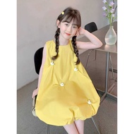 Girls Dress Girls Dress 2025 Summer Dress Children Summer Fashionable Cotton Princess Dress Summer G