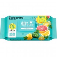 Saborino - BCL Saborino 早安面膜 32枚入 西柚 清爽型 (綠)-90233(平行進口)