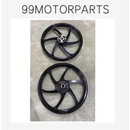 HONDA wave125 wave125s wave125x ultimo sport rim 1.60/1.85x17 WAVE 125 BLACK /WHITE 6LEG WAVE125-S W