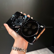 เคสโทรศัพท์มือถือแบบบางเฉียบดูดซับแม่เหล็กสำหรับ Vivo X200 Ultra X200s พร้อมฟิล์มเลนส์ป้องกันการตกหล