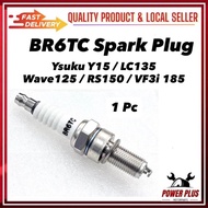 ( 1 Pc ) BR6TC Spark Plug Ysuku Y15 LC135 135LC Wave125 Wave 125 RS150 RS150R RS 150 150R VF3 VF3i 1