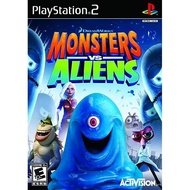 （PS2 Games CD DVD）PS2 DreamWorks Monsters vs. Aliens , Dvd game Playstation 2
