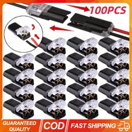 100PCS Waterproof 2 Pin Way Plug Car Wire Cable Automotive Terminal Connection Tools Electrical Conn