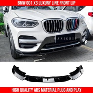 BMW G01 X3 Luxury line front lip diffuser bumper lip bmw X3 accessories