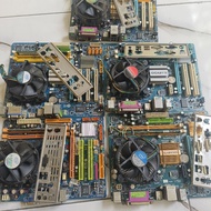 Gigabyte G31 DDR2 Fullset Mainboard Motherboard Ready to Use Core 2 Duo Normal