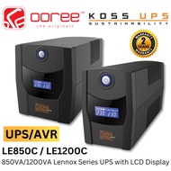 KOSS LE-850C 850VA / LE-1200C 1200VA / LE-3000C 3000VA UPS AVR, LCD DISPLAY LENNOX SERIES *UNINTERRU