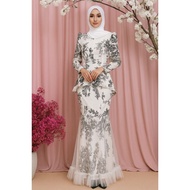 Raya collection Dress Mahi Peplum S-L (Bust 32-40 inci)