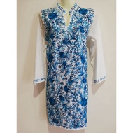 Blouse Cotton bunjabi penuh sulam