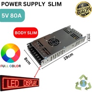POWER SUPPLY 5V 40A 5V 60A SLIM RUNNING TEXT SWITCHING ADAPTOR SMPS PSU 40A 5V 60A 5V/ 80A + HIGH QU