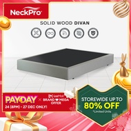 NeckPro Solid Wood Divan (Custom-Made Product) / Bed Frame /  Katil Queen/ Single/ Super Single/ Kin