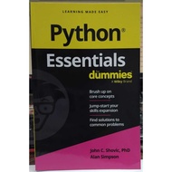 PYTHON ESSENTIALS FOR DUMMIES BY SHOVIC 9781394263479