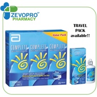 COMPLETE Multi-Purpose Solution EASY RUB Formula 60ml/ 3x360ml with free lense casing