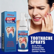 AngelaBaby~Toothache Spray Toothache Pain Reliever for Adults & Kids Periodontitis Tooth Decay Pains