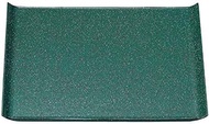 J-kitchens Obon Made in Japan, Japanese Bon Tray, 2 Wings, Green Galactic Fuzen Coating Weak SL (14.