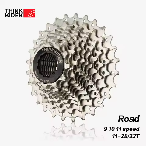 ThinkRider Road Bike 9 10 11 Speed Velocidade 28T/32T Bicycle Cassette Freewheel MTB Sprocket for SH